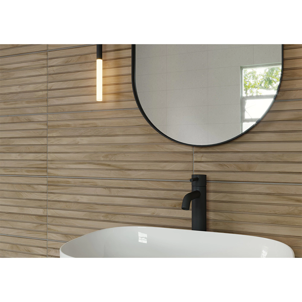 Плитка настенная Сюприм бежевая структура 05 25х60 см