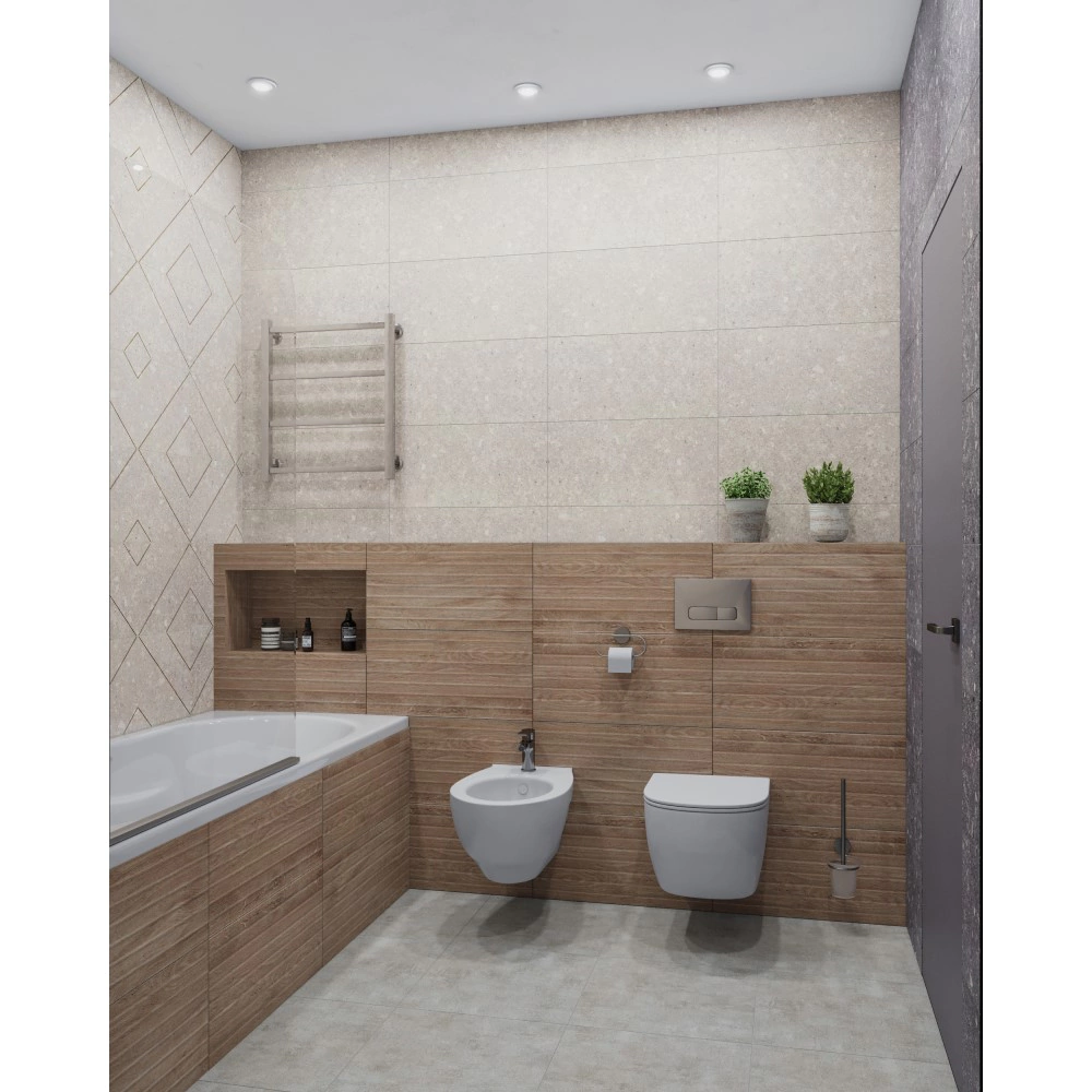 Плитка настенная Арагорн беж вуд структура 30х60 см