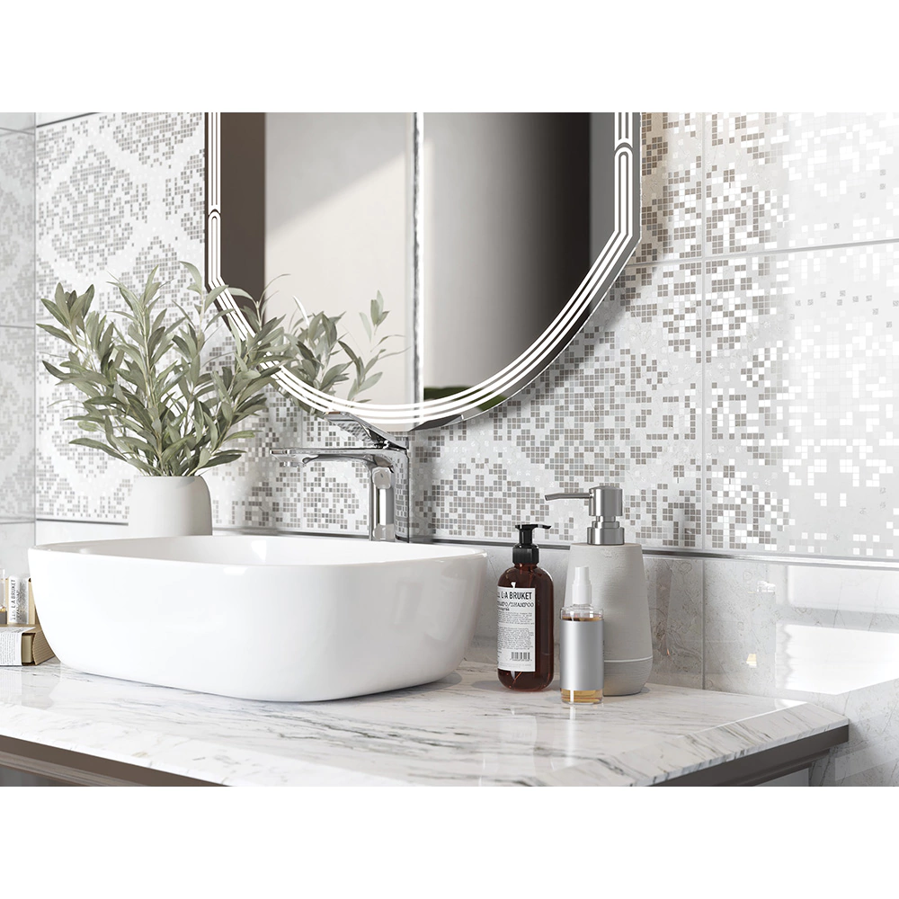 Плитка настенная Даллас светло-серая 29,8х59,8 см