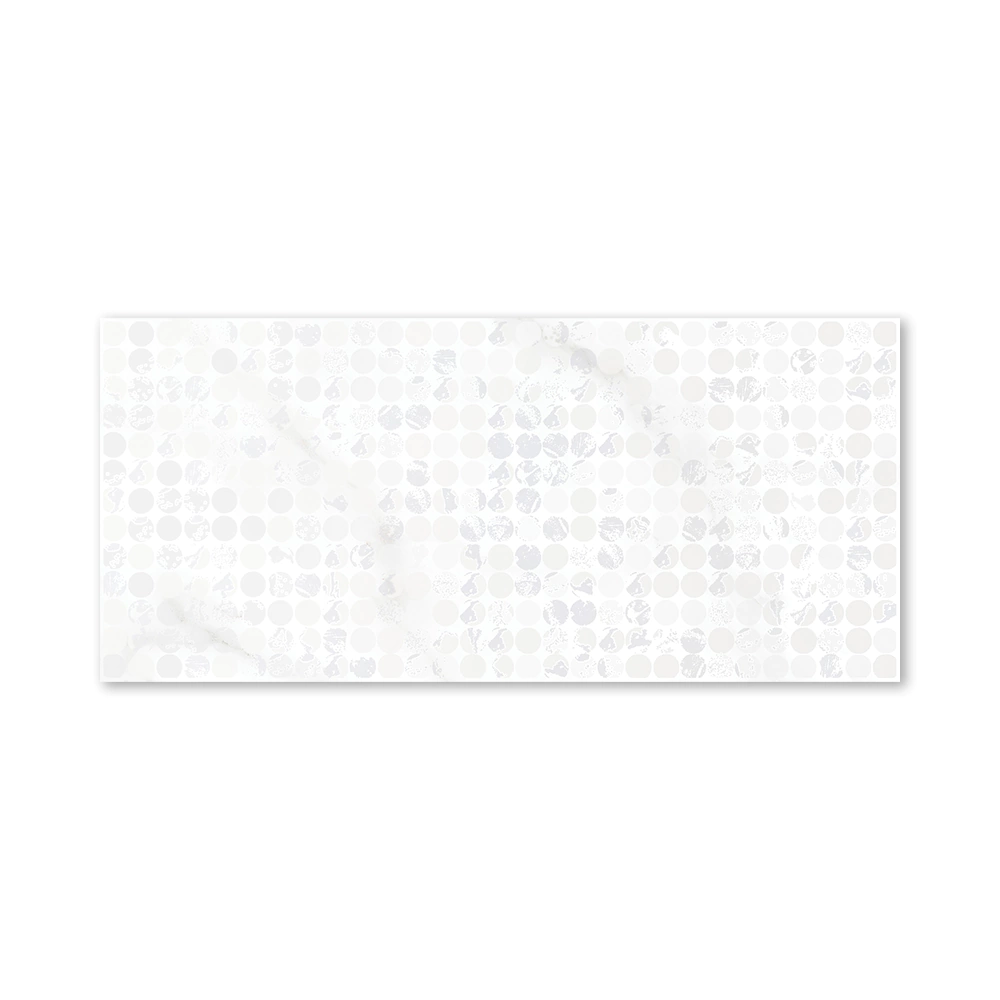 Декор настенный Глиттер белый 20х44 см