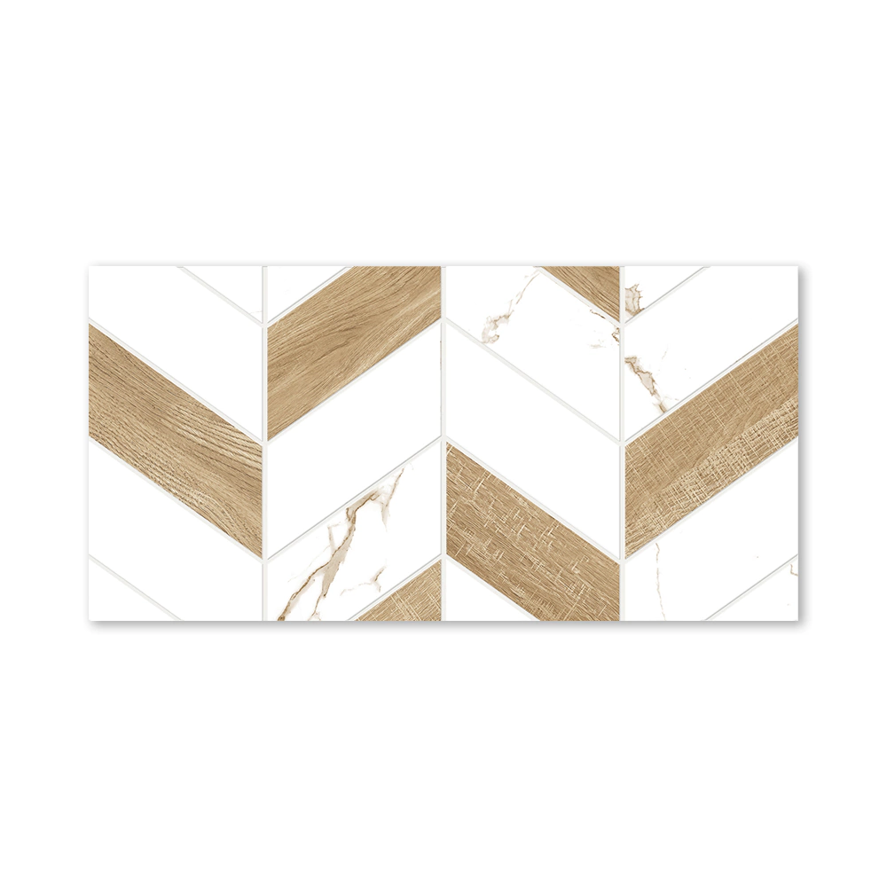 Плитка настенная Мармарис геометрия 25х50 см