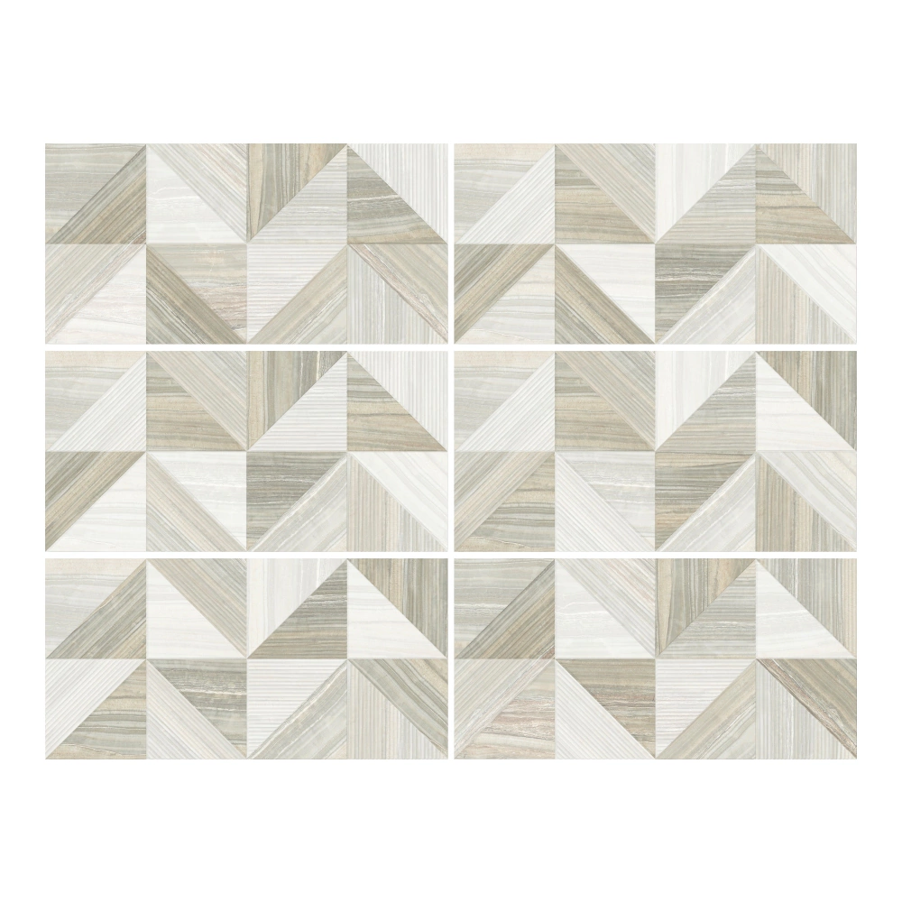 Декор настенный Палиссандро оливковый гео 30х60 см