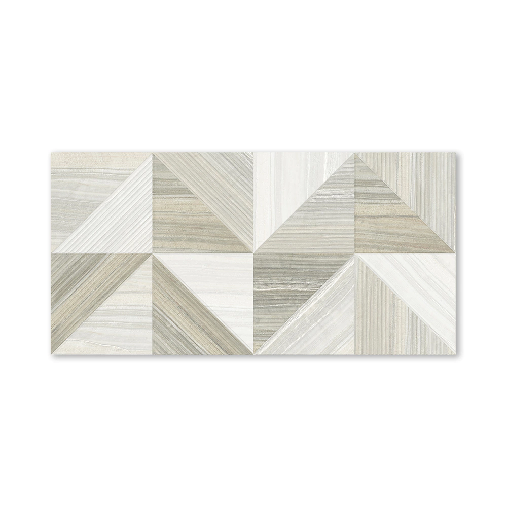 Декор настенный Палиссандро оливковый гео 30х60 см