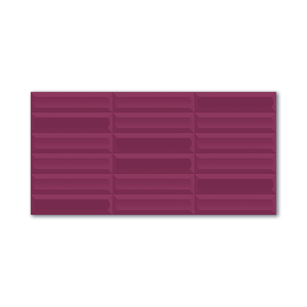 Плитка настенная Сенсо маджента структура 30х60 см ректификат