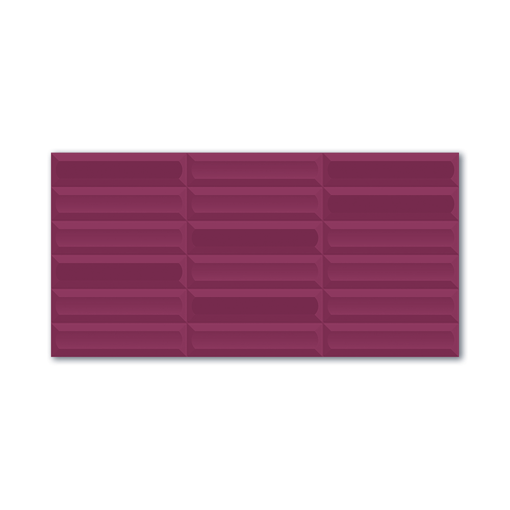 Плитка настенная Сенсо маджента структура 30х60 см ректификат