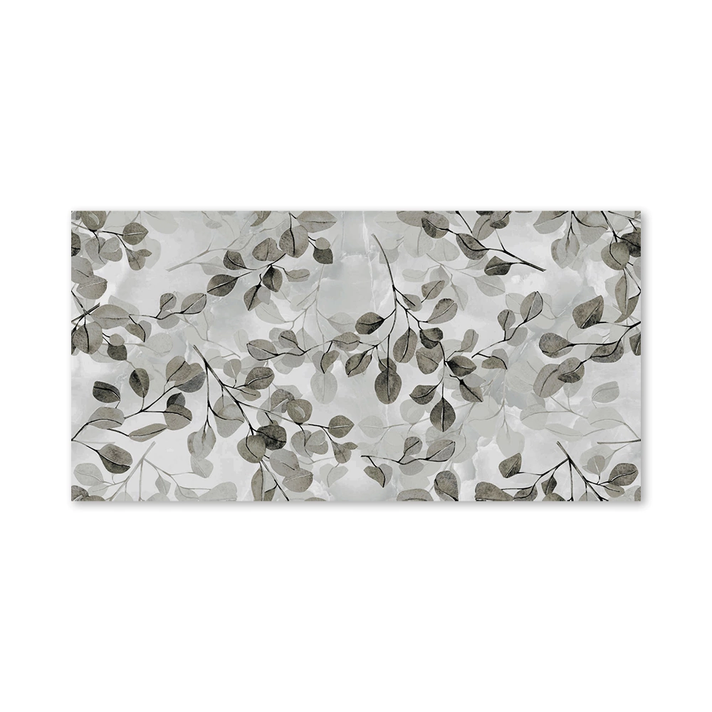 Плитка настенная Сильвия серая декор 30х60 см ректификат