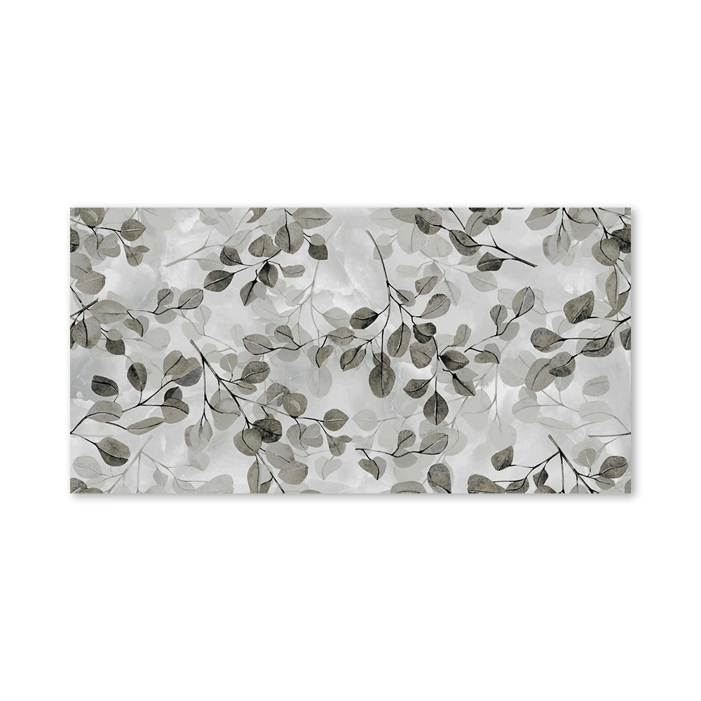 Плитка настенная Сильвия серая декор 30х60 см ректификат