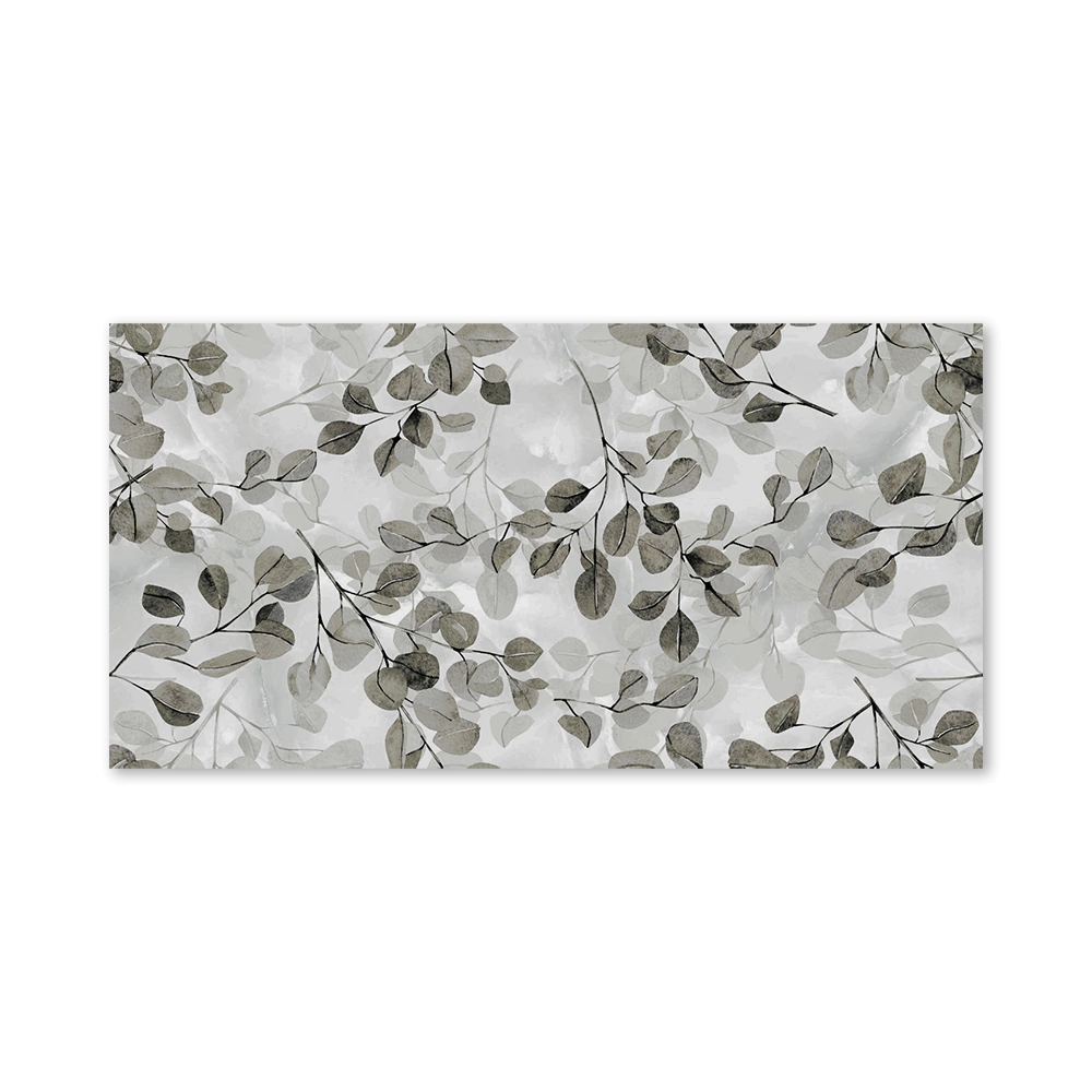 Плитка настенная Сильвия серая декор 30х60 см ректификат