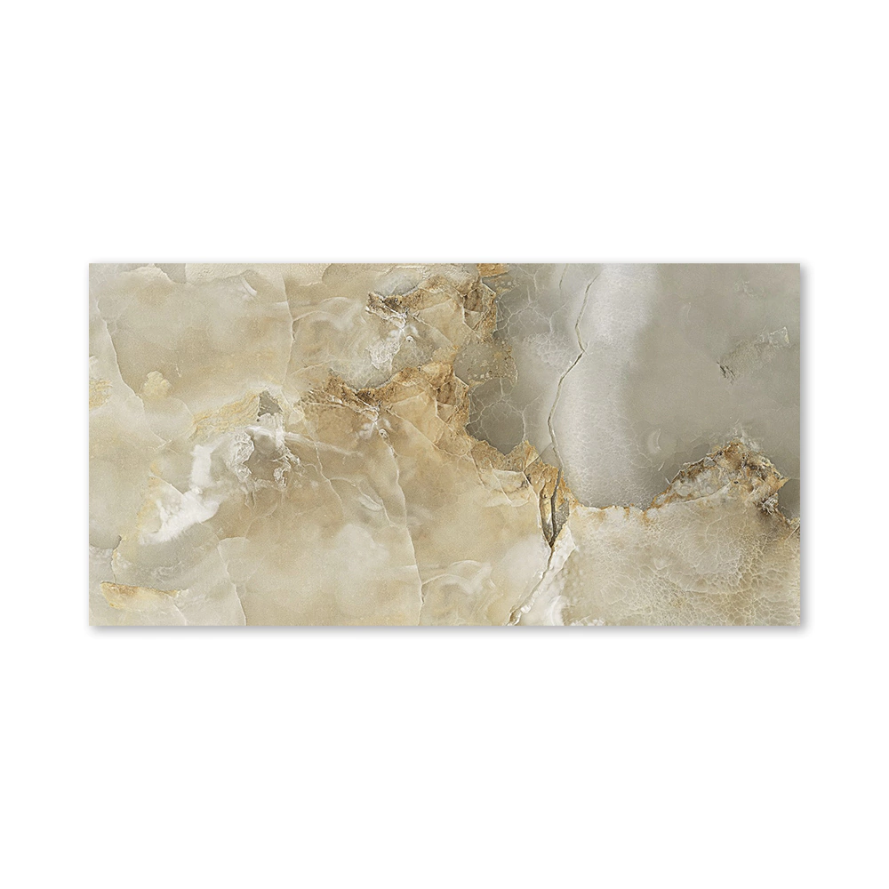 Плитка настенная 30х60 см Леандр серо-коричневая ректификат