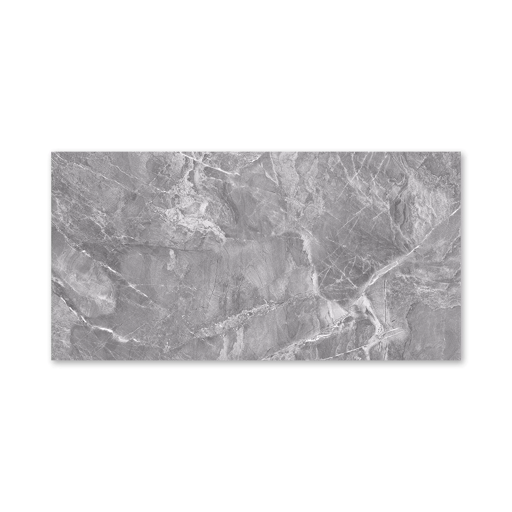 Плитка настенная 40х80 см Альпи темно-серая ректификат