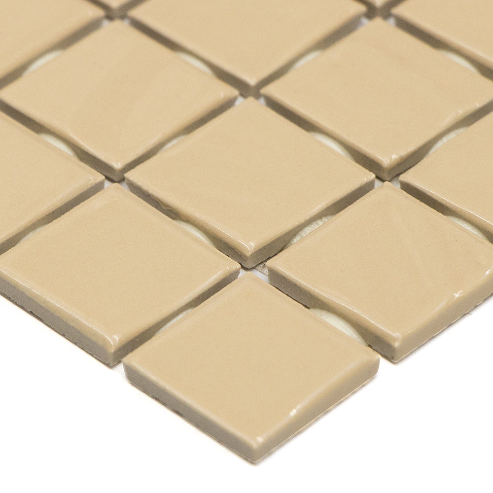 Мозаика Темари керамогранит бежевая светлая 29,8х29,8х0,35 см