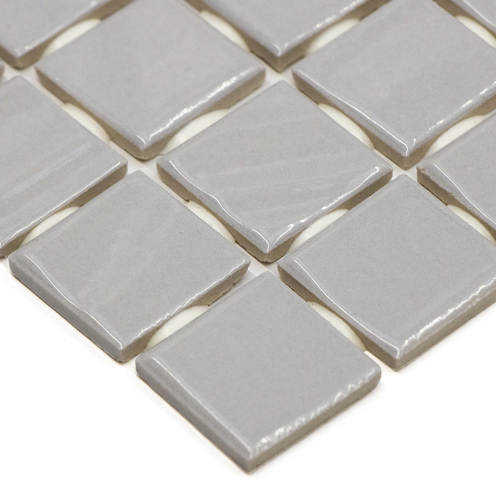 Мозаика Темари керамогранит серебряная 29,8х29,8х0,35 см