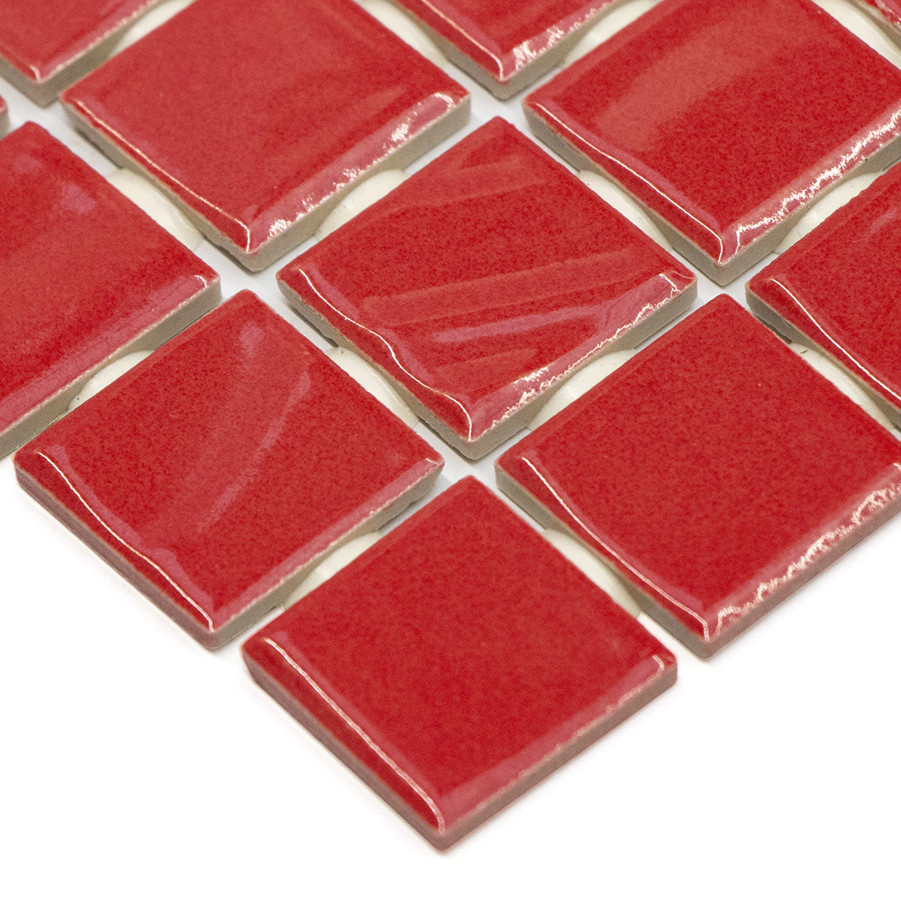 Мозаика Темари керамогранит красная 29,8х29,8х0,35 см 20005 N