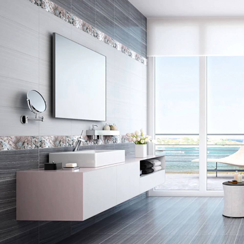 Плитка напольная Магия темно-серая 43х43 см