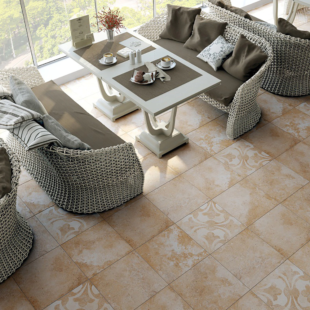 Вставка для плитки Тиволи бежевая 01 9,5х9,5 см