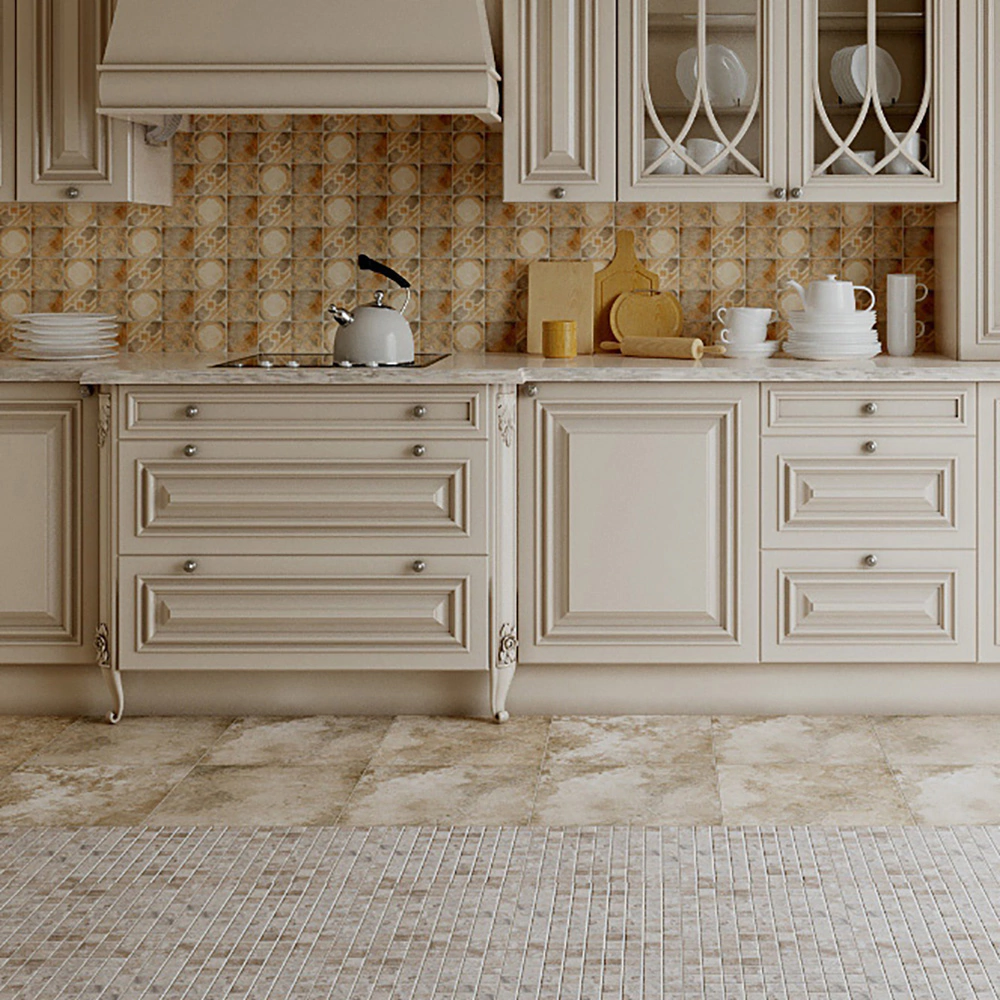 Вставка для плитки Тиволи бежевая 01 9,5х9,5 см