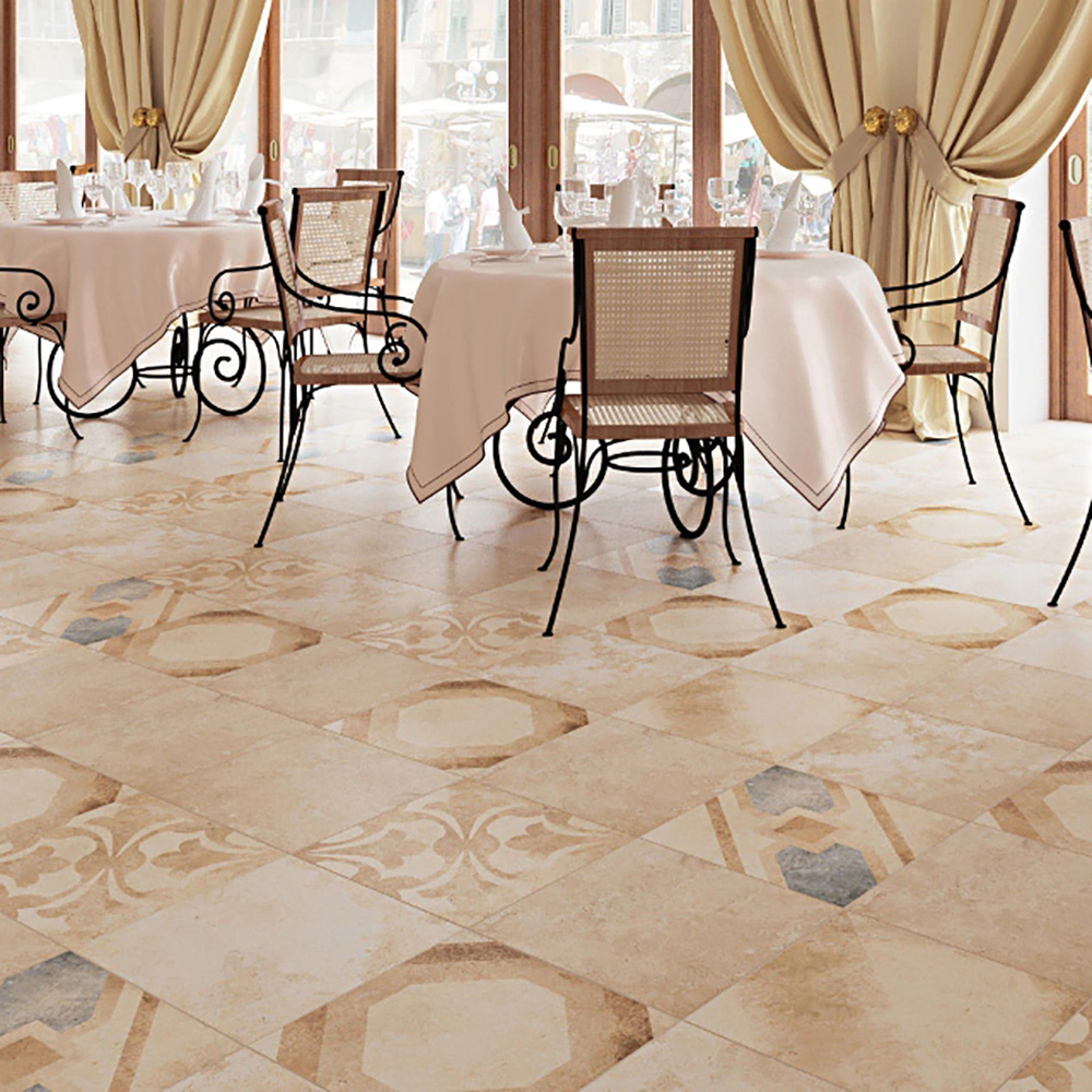 Вставка для плитки Тиволи бежевая 01 9,5х9,5 см