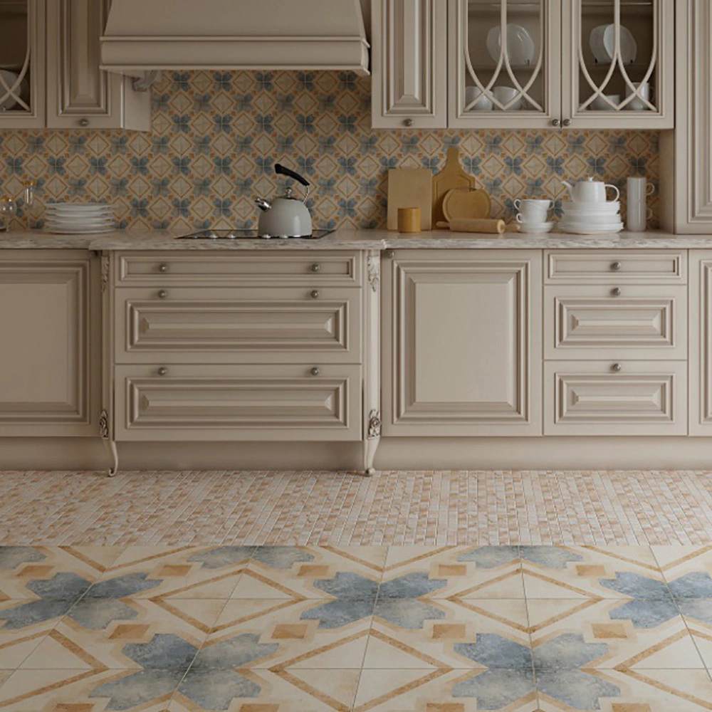 Вставка для плитки Тиволи бежевая 01 9,5х9,5 см