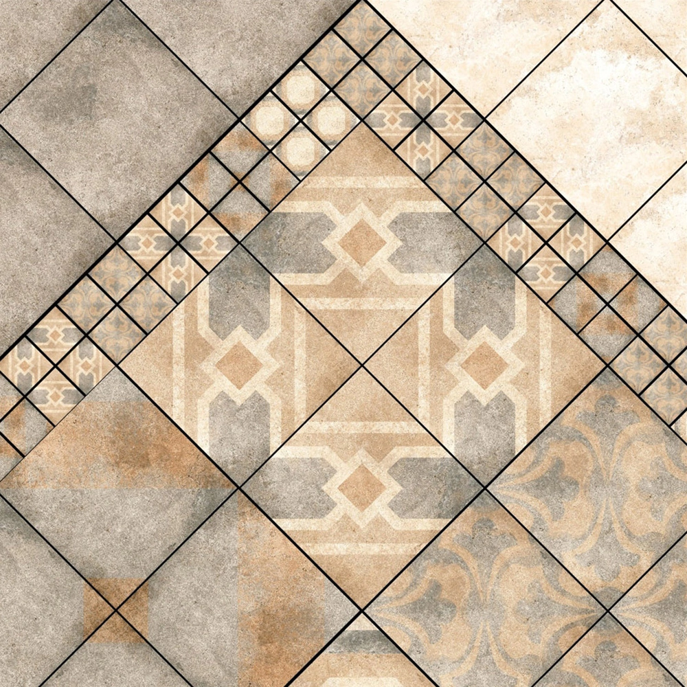 Вставка для плитки Тиволи бежевая 01 9,5х9,5 см