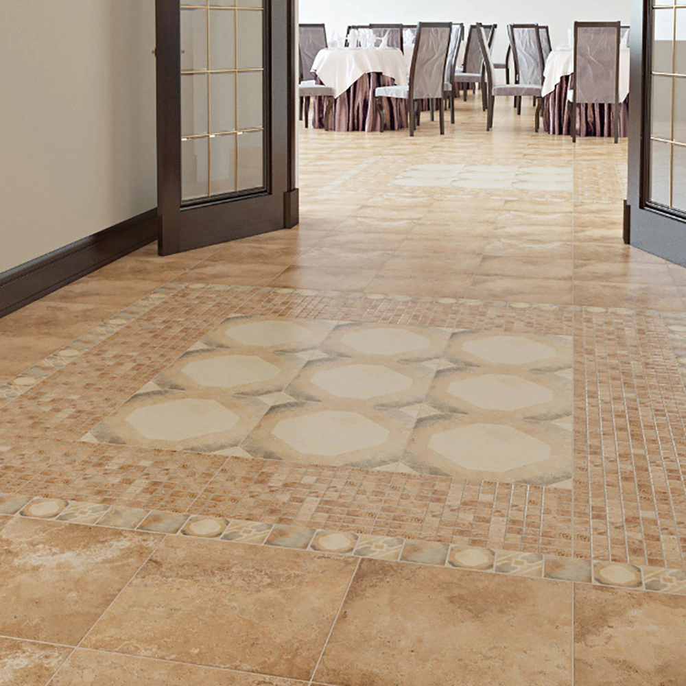 Вставка для плитки Тиволи бежевая 01 9,5х9,5 см