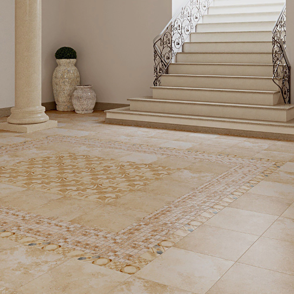 Вставка для плитки Тиволи бежевая 01 9,5х9,5 см