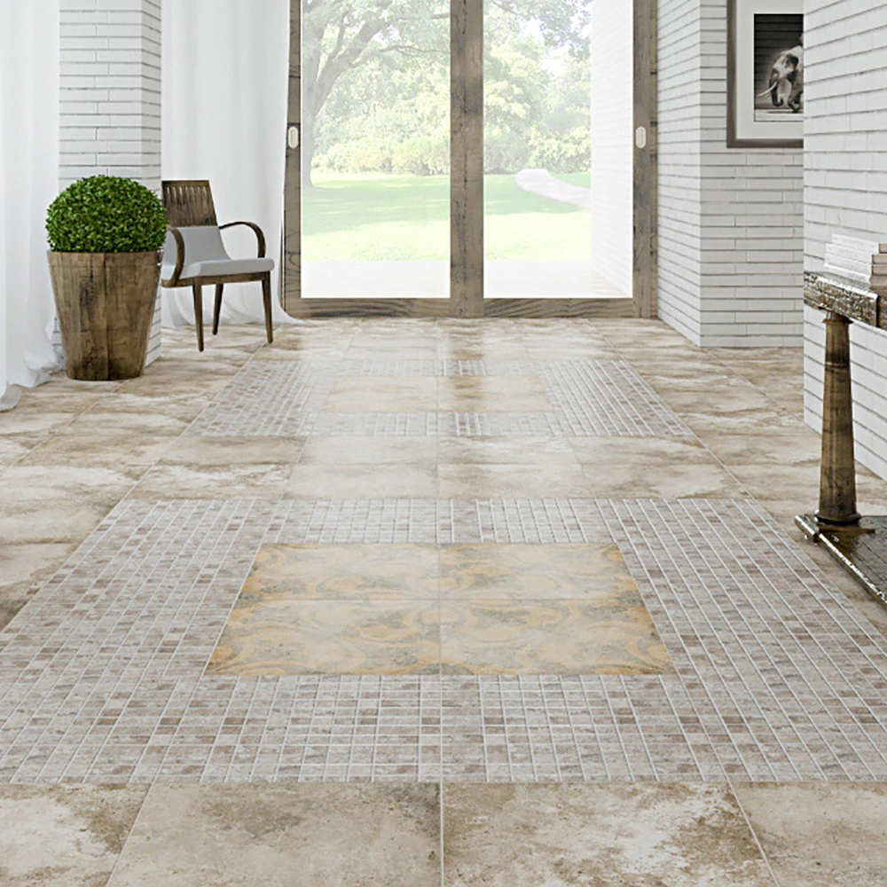 Вставка для плитки Тиволи бежевая 01 9,5х9,5 см