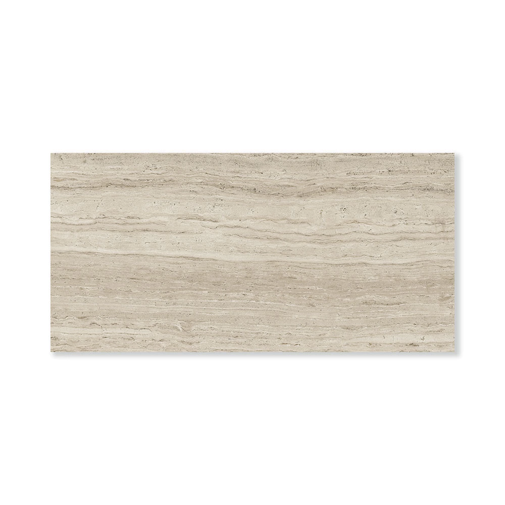 Керамогранит Травертин бежевый полированный 60х120 см ректификат