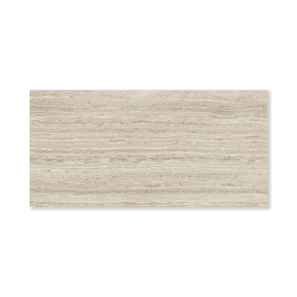 Керамогранит Травертин бежевый полированный 60х120 см ректификат