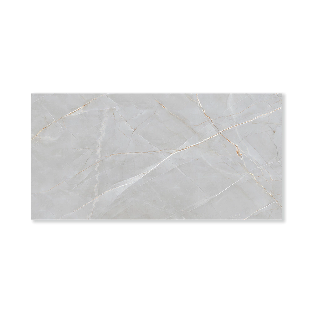 Керамогранит Альфа серый полированный 60х120 см ректификат