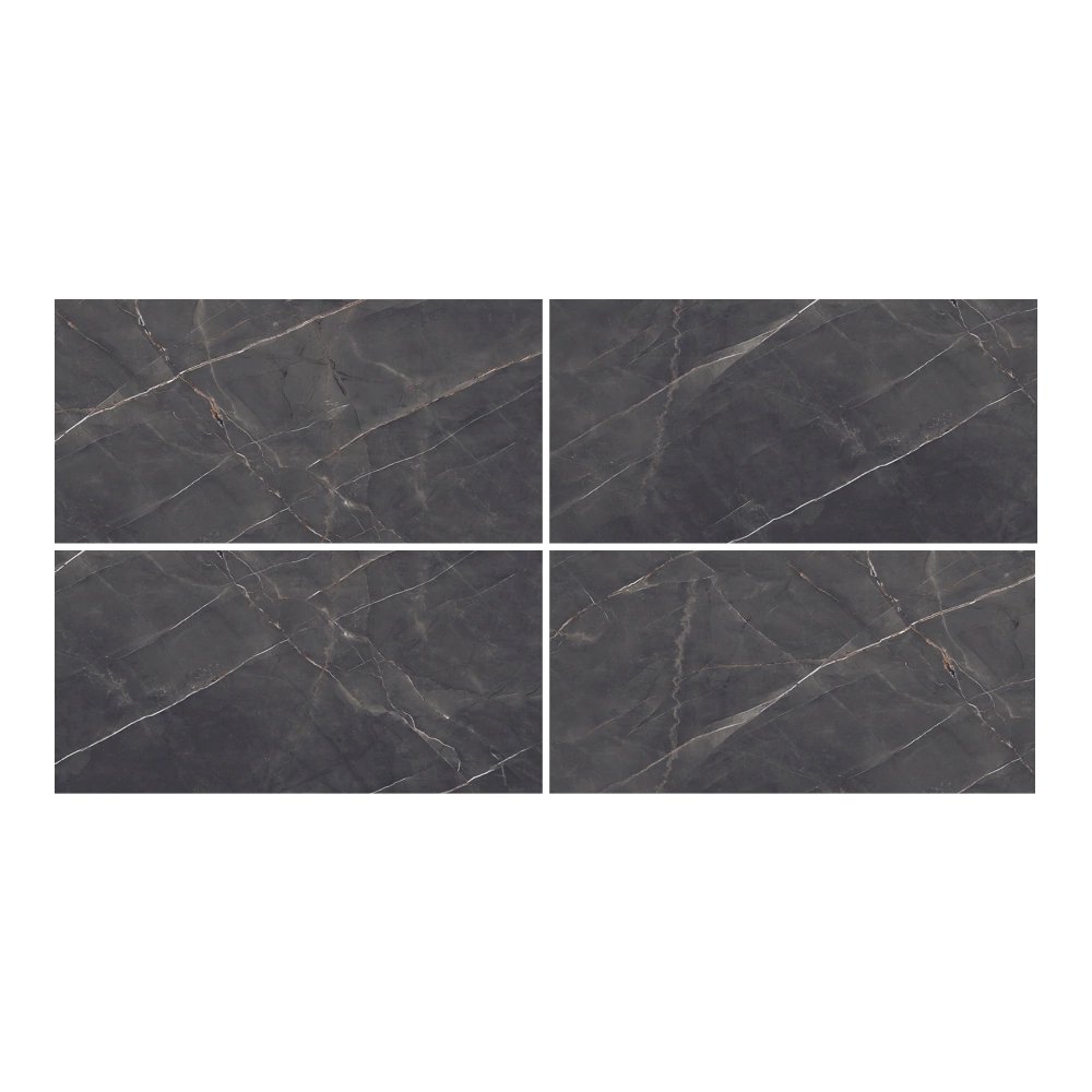 Керамогранит Альфа блэк полированный 60х120 см ректификат