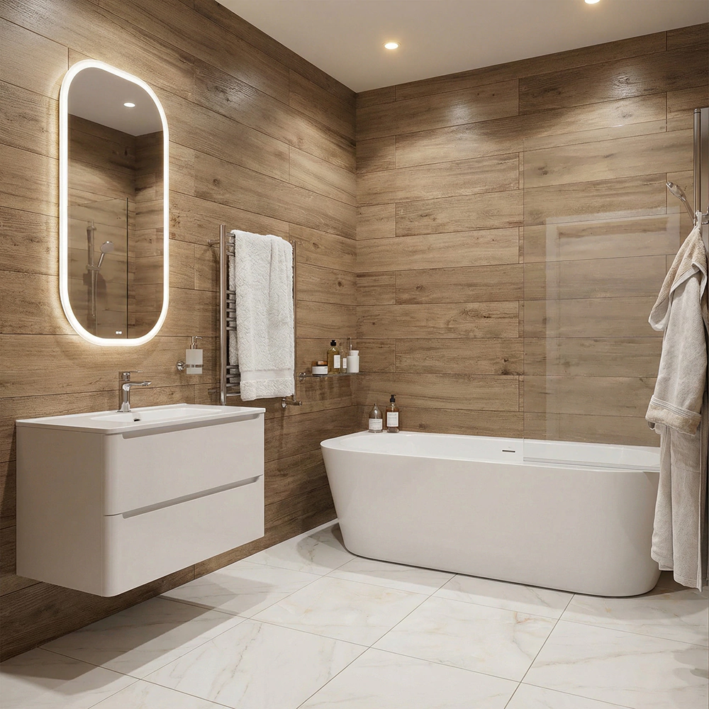 Керамогранит Клэйтон хани матовый 23х120 см