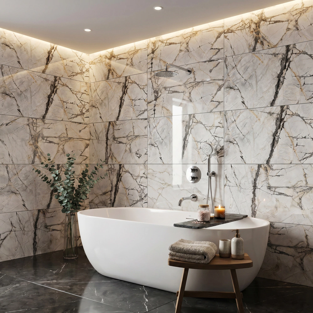 Керамогранит Голден Айс полированный 60х120 см ректификат