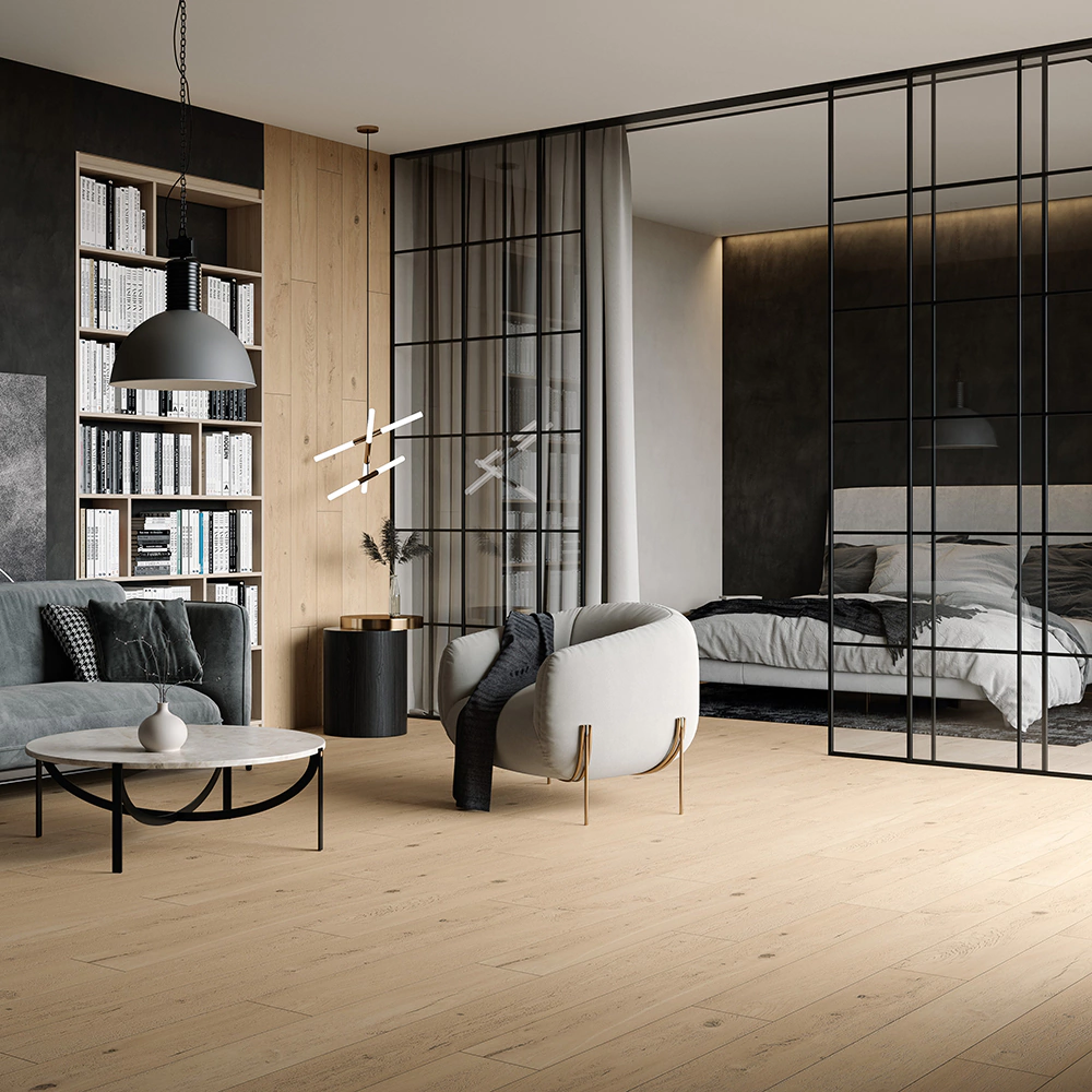 Керамогранит Соулвуд шоколадный матовый 19,8Х119,8 см ректификат