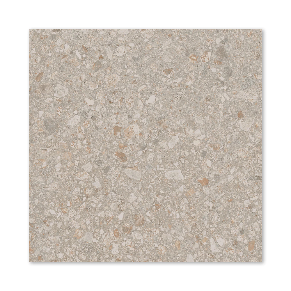 Керамогранит Джаспер JP01 Терраццо бежевый матовый 40,5х40,5 см