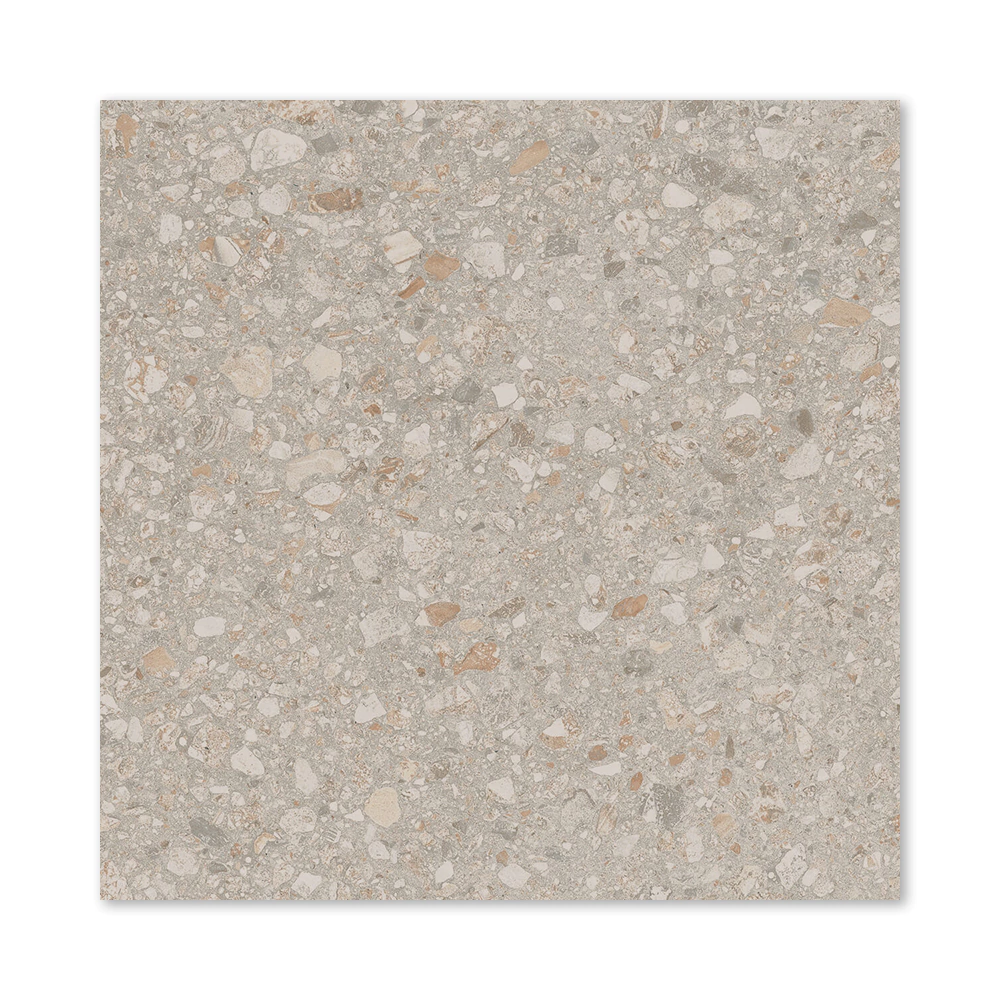 Керамогранит Джаспер JP01 Терраццо бежевый матовый 40,5х40,5 см