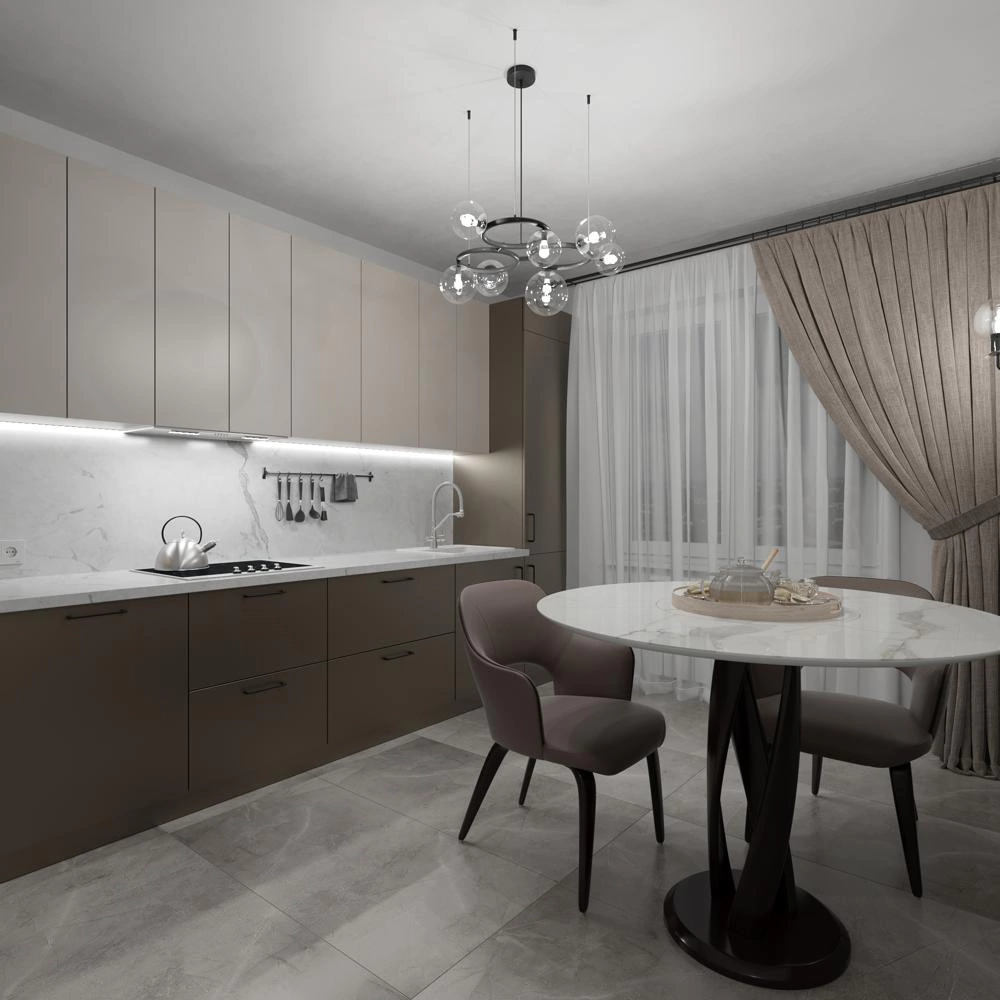 Керамогранит Конкос Статуарио вайт полированный 60х120 см ректификат