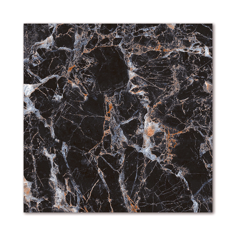 Керамогранит Борзонти черный матовый 60х60 см ректификат