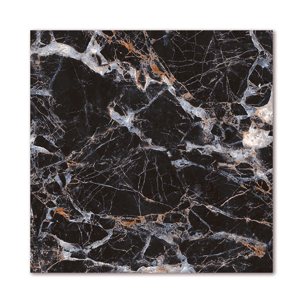 Керамогранит Борзонти черный матовый 60х60 см ректификат