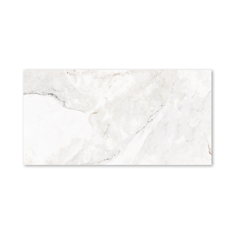 Керамогранит Альпи белый полированный 60х120 см ректификат