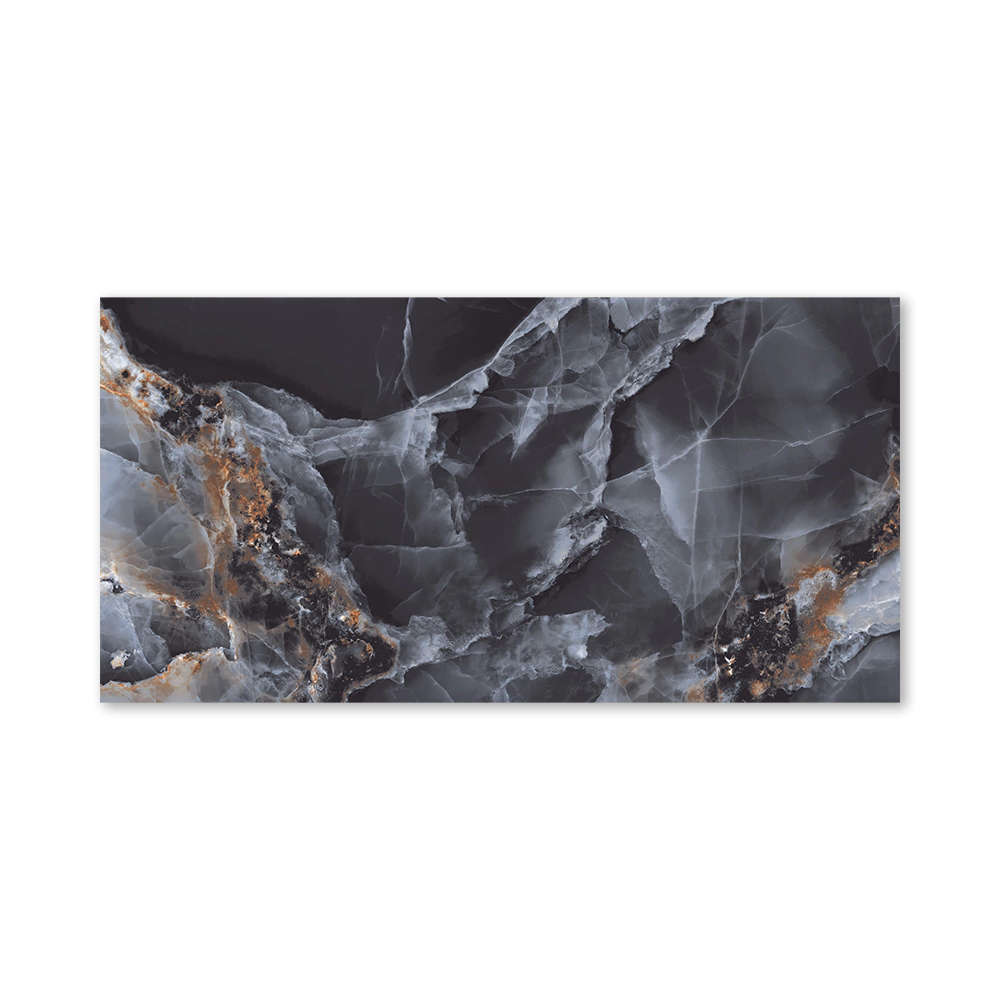 Керамогранит Мистик Оникс блэк полированный 60х120 см ректификат