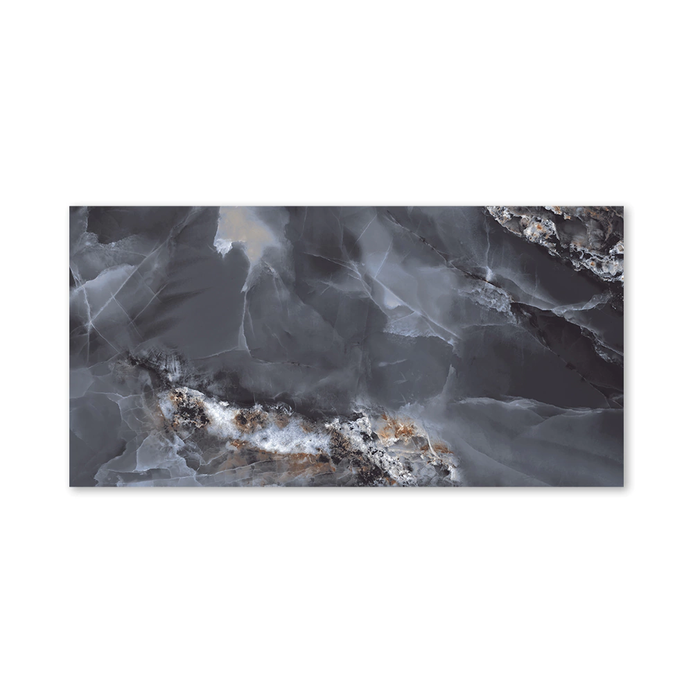 Керамогранит Мистик Оникс блэк полированный 60х120 см ректификат