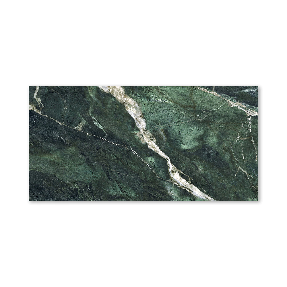 Керамогранит Камлин зелёный полированный 60х120 см ректификат