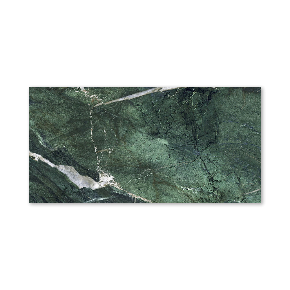 Керамогранит Камлин зелёный полированный 60х120 см ректификат