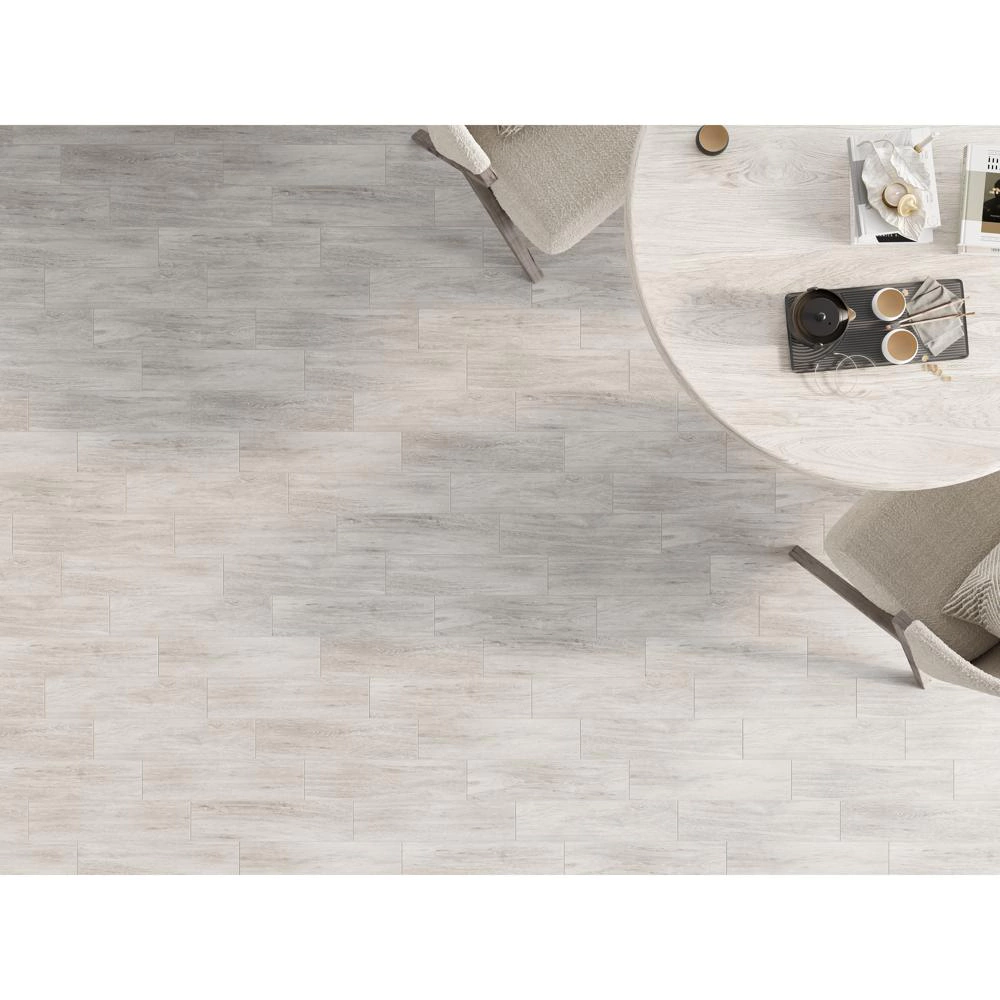 Керамогранит Нордлэнд серый матовый 12,5х50 см