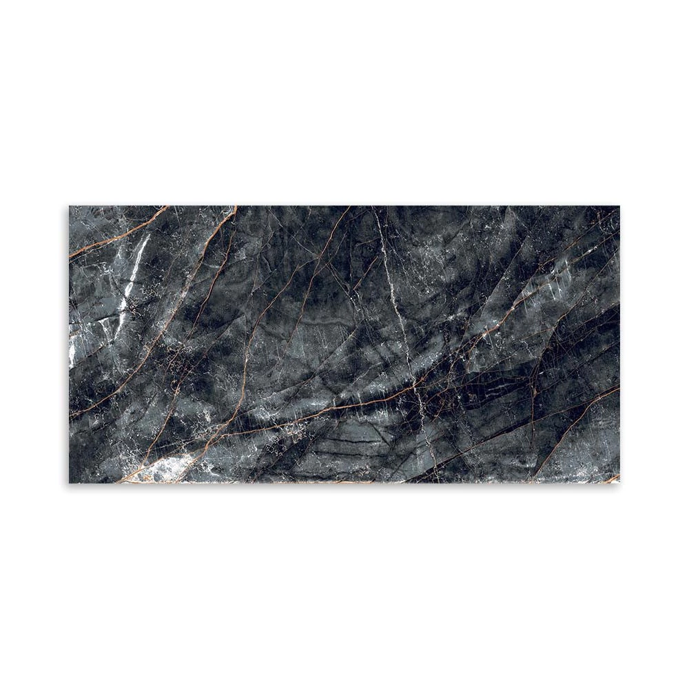 Керамогранит Азума чёрный сахарный эффект-карвинг 60х120 см ректификат