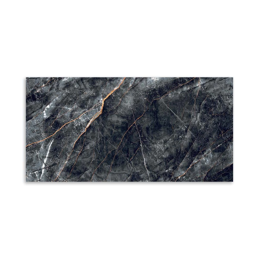 Керамогранит Азума чёрный сахарный эффект-карвинг 60х120 см ректификат