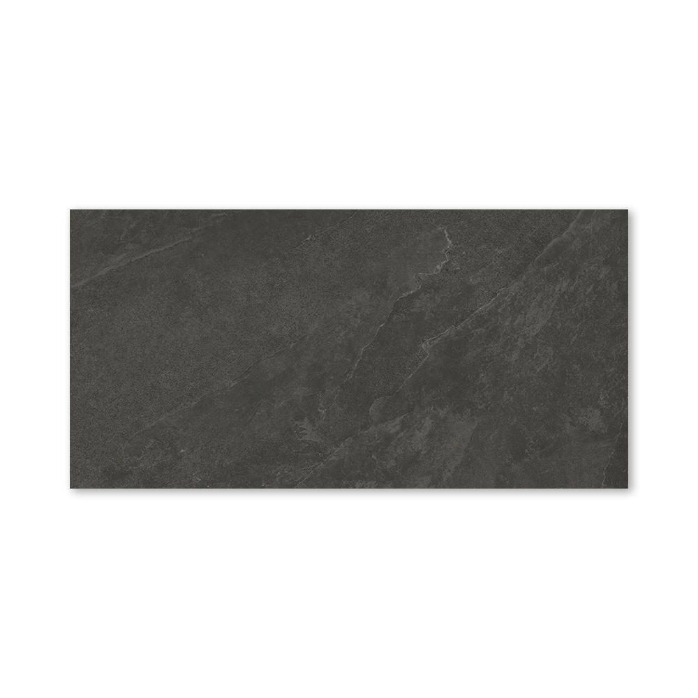 Керамогранит Ньютон черный Сахарный эффект 40х80 см ректификат