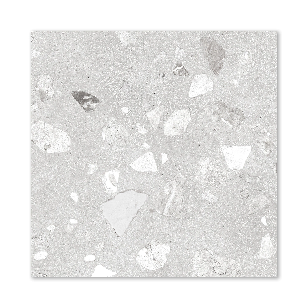 Керамогранит Терраццо серый матовый 45х45 см