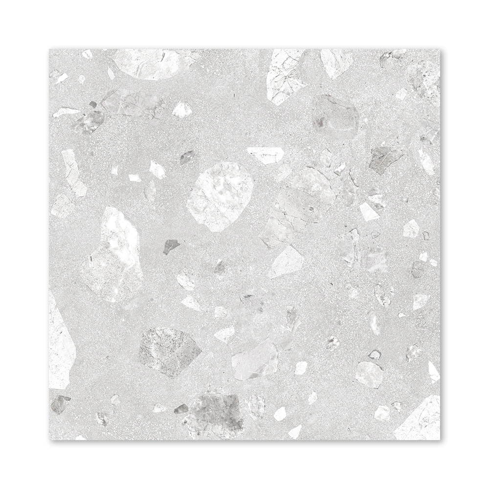 Керамогранит Терраццо серый матовый 45х45 см