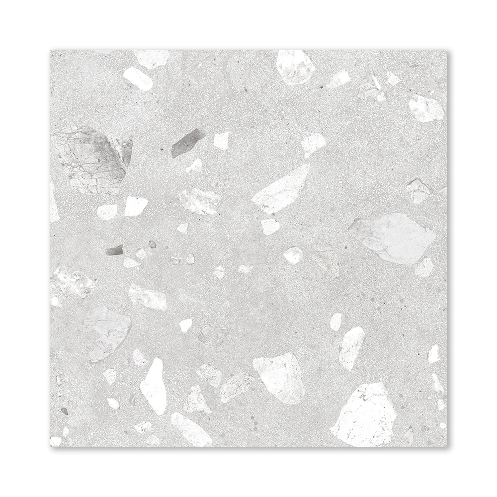 Керамогранит Терраццо серый матовый 45х45 см